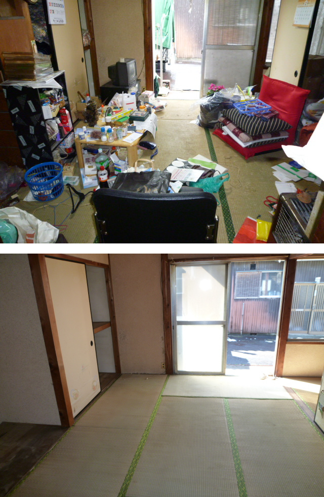 家財道具一式の片付けのご依頼 家財道具一式の片付けのご依頼