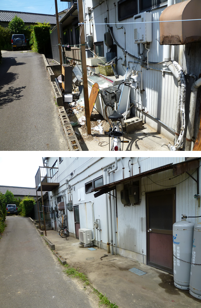 店舗付住宅の残置物処分のご依頼 店舗付住宅の残置物処分のご依頼